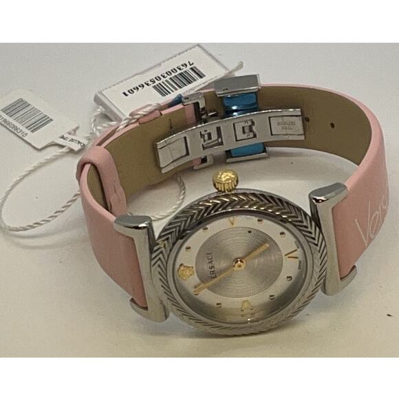 Versace VERE00118  Women\'s Watch silver pink Leather NEW main image 6